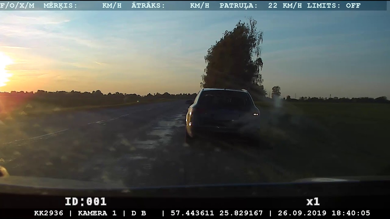 Uz Autoce A Valmiera 8211 Smiltene Automa Na Traucas Ar Trumu 183 Km H 1